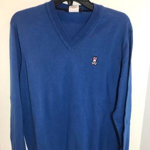 Bnwt Mens Psycho Bunny V Neck Sweater 